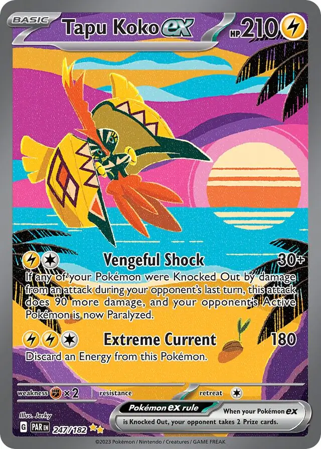 PokeDATA - Check current Pokemon card values for Tapu Koko ex 247!